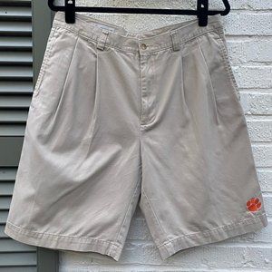 Cutter&Buck Khaki Shorts with Clemson Tiger Paw